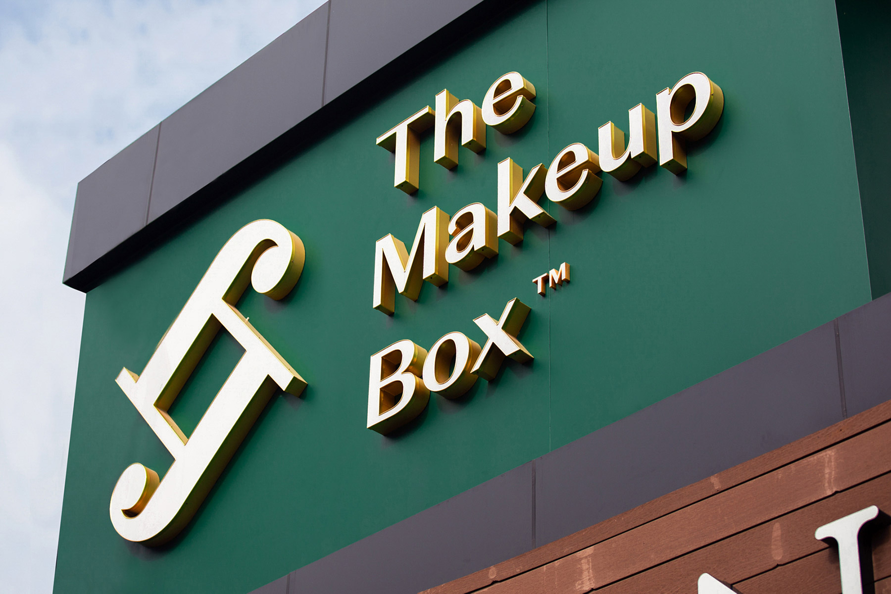 makeup box outdoor signage